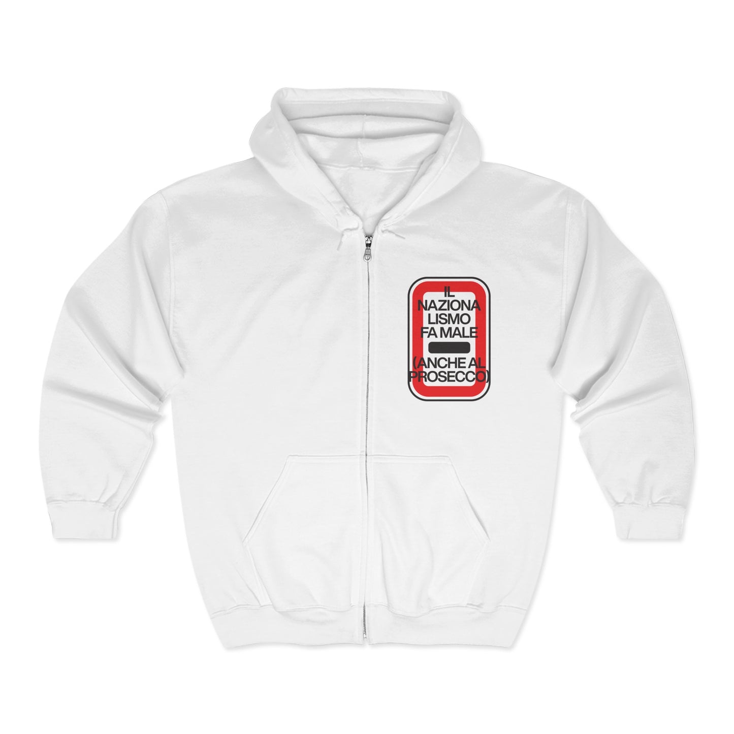 Felpa Zip-Up “Il Nazionalismo Fa Male”