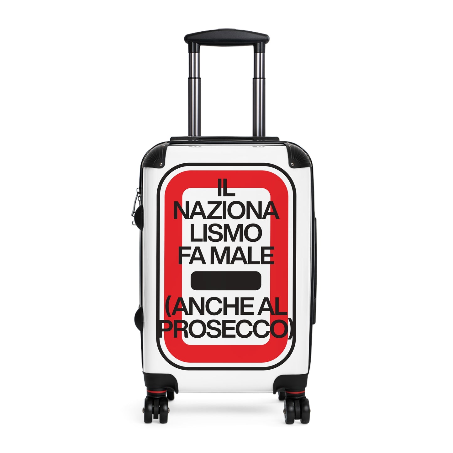 Valigia “Il Nazionalismo fa Male” – Per chi viaggia senza confini, con stile e ironia