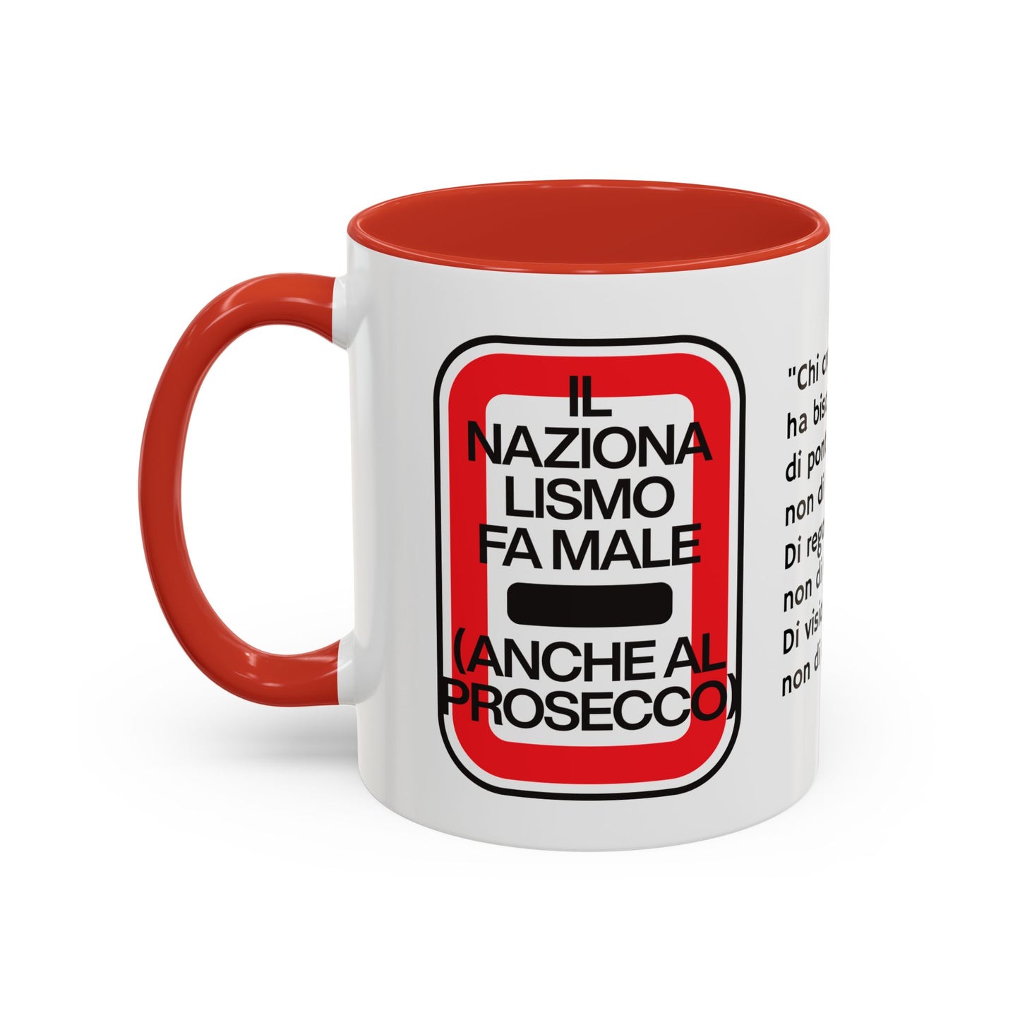 MUG - Tazza con bordo colorato (33 cl)