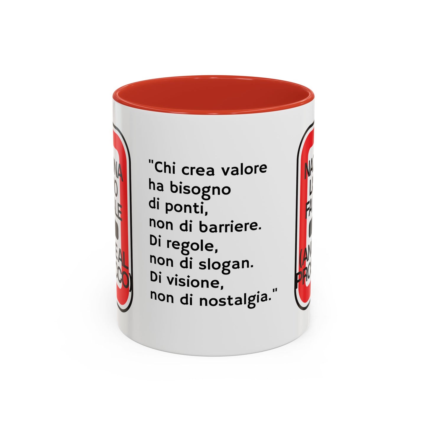 MUG - Tazza con bordo colorato (33 cl)