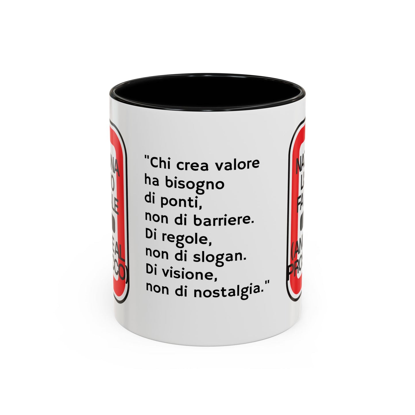 MUG - Tazza con bordo colorato (33 cl)